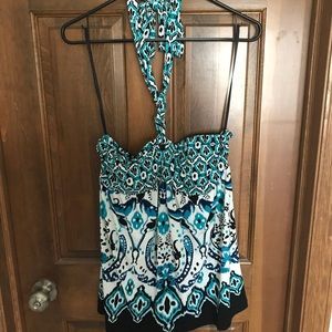 Tie Neck Halter Top
